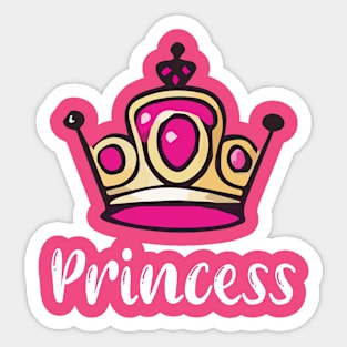 Royal Princess Crown Sticker